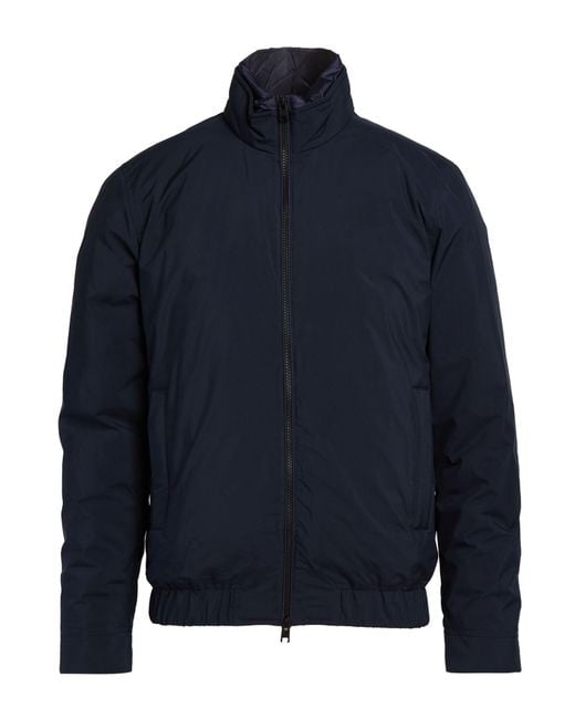 Woolrich Blue Midnight Puffer Polyester for men