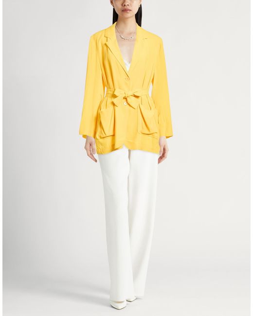 Semicouture Yellow Blazer