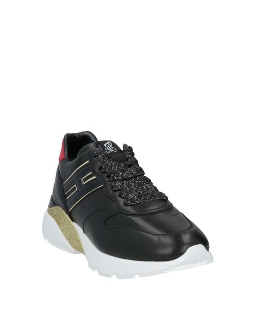 Hogan Black Sneakers Leather
