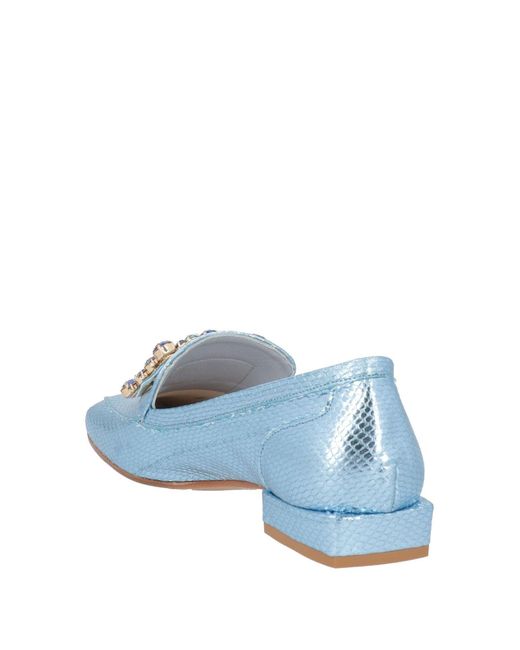 Brock Collection Blue Loafers