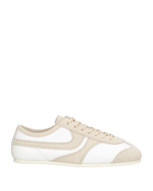 Dries Van Noten White Sneakers Leather