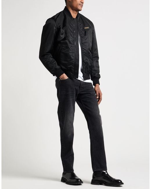 Versace Black Jacket Polyamide for men