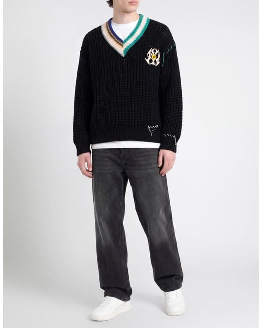 Barrow Blue Sweater Acrylic, Wool for men