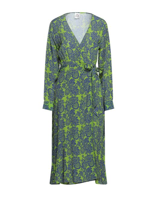 Attic And Barn Green Midi Dress