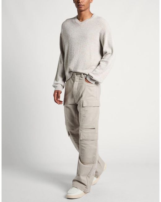 Rick Owens Natural Pants Cotton for men