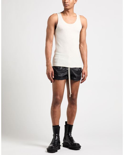 Roberto Collina White Ivory Tank Top Wool for men