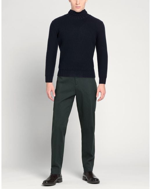 FILIPPO DE LAURENTIIS Blue Turtleneck for men