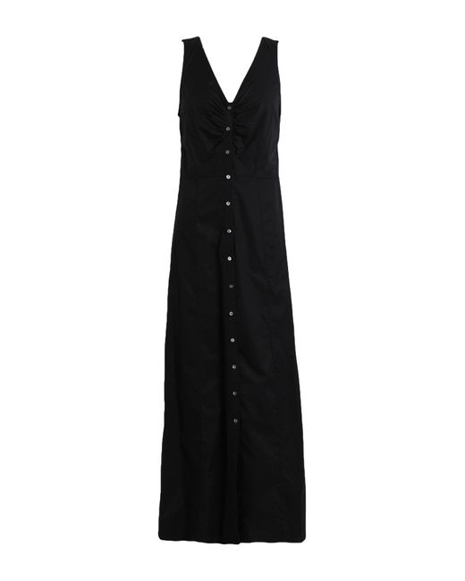 Vestido largo Karl Lagerfeld de color Black