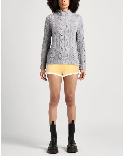Courreges Natural Shorts & Bermuda Shorts Cotton