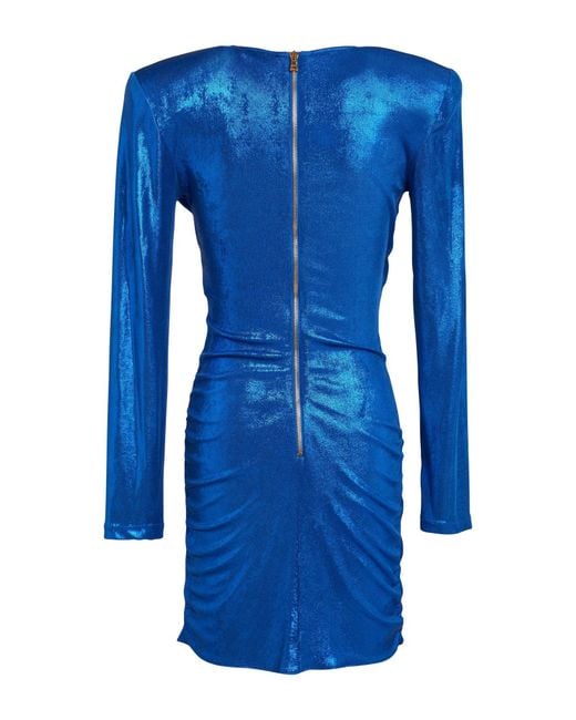 Balmain Blue Mini Dress
