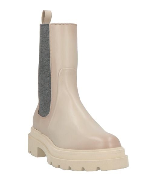 Santoni Natural Ankle Boots