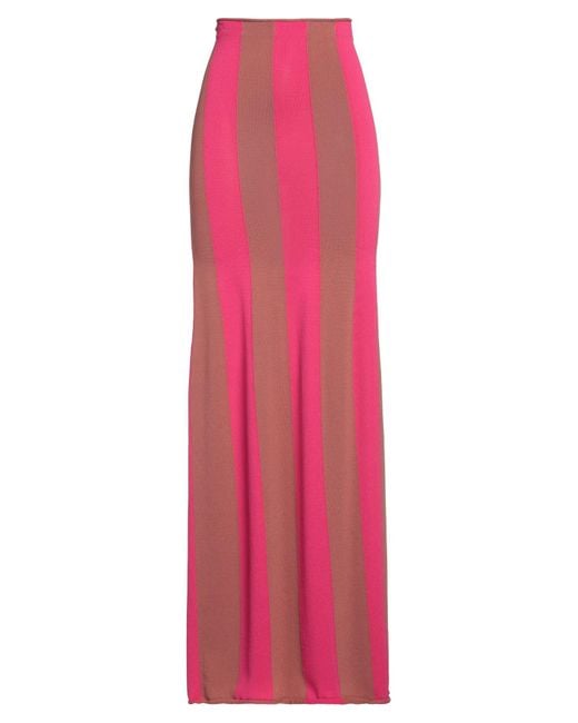 Liviana Conti Pink Maxi Skirt