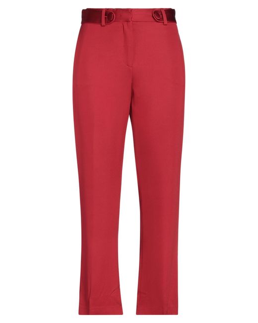 FEDERICA TOSI Red Trouser