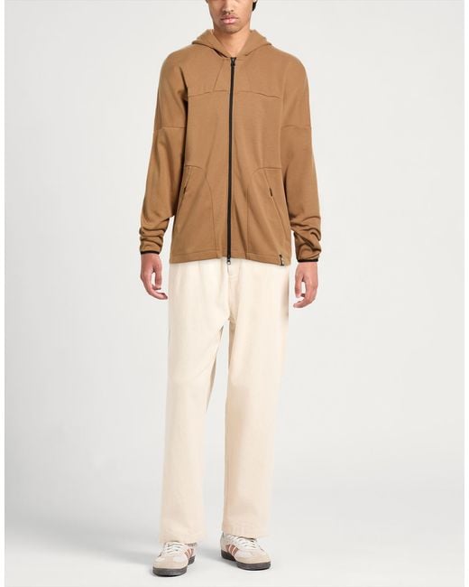Colmar Brown Sweatshirt Polyester, Cotton for men