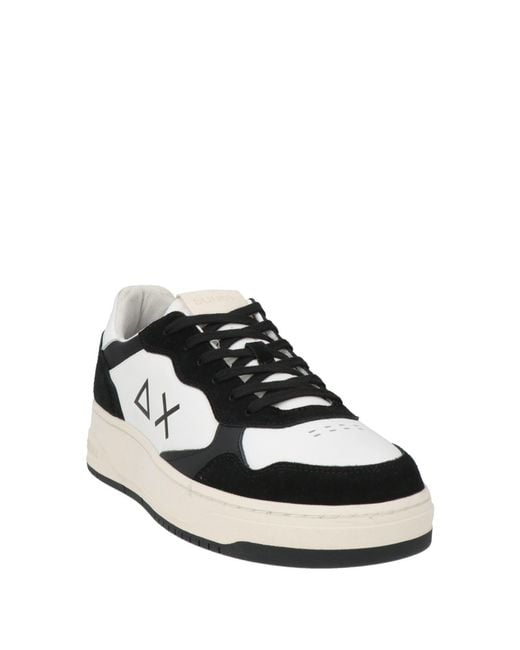 Sun 68 Black Trainers for men