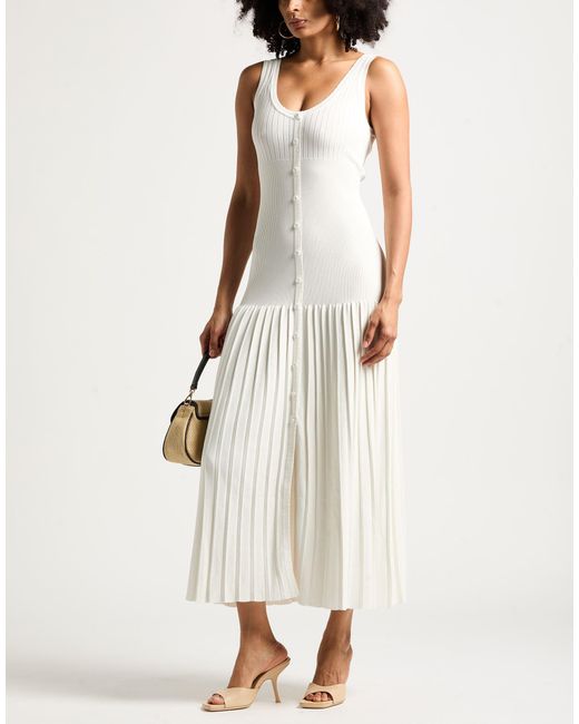 Sandro White Maxi Dress