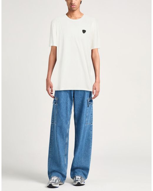 EA7 White T-Shirts for men