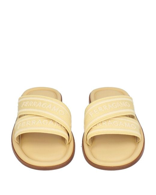 Ferragamo Metallic Sandals