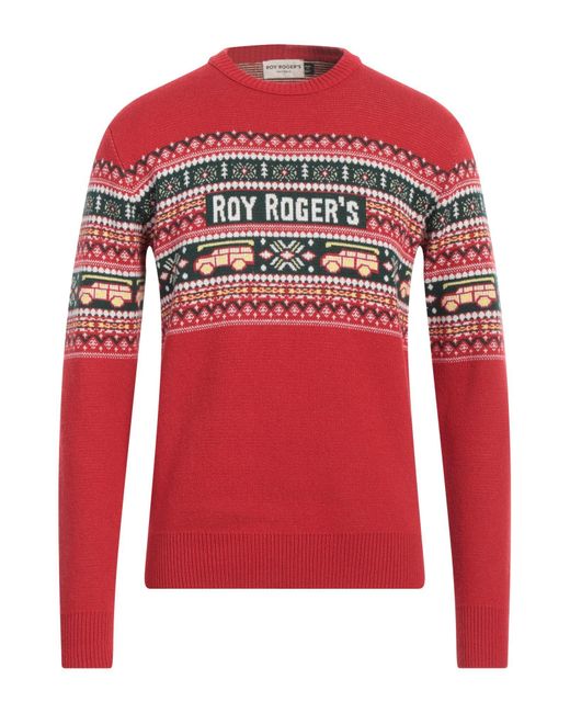 Roy Rogers Red Sweater Viscose, Polyamide, Wool, Cashmere for men