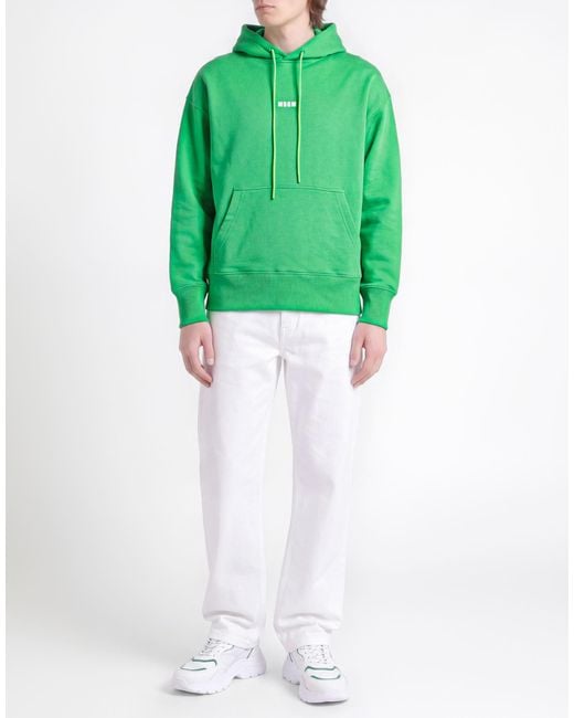 Sweat-Shirt MSGM pour homme en coloris Green