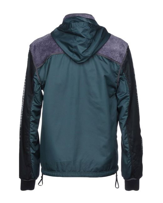 Lanvin Blue Jacket Polyester, Shearling for men