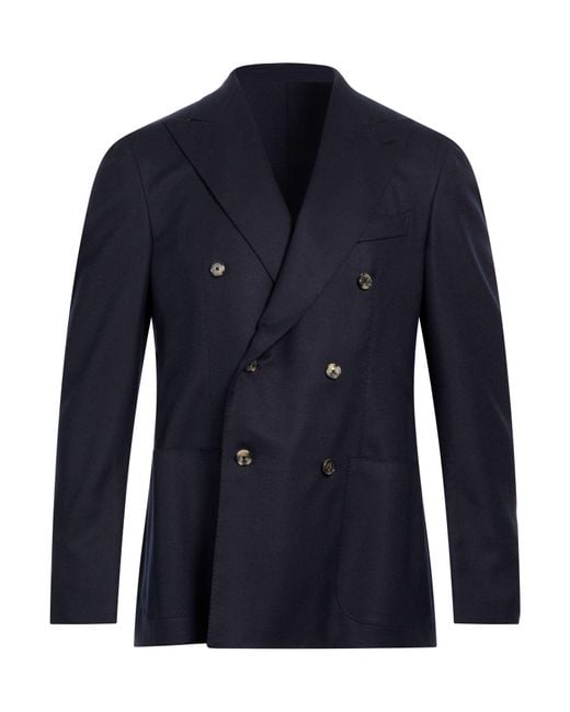 Caruso Blue Blazer for men