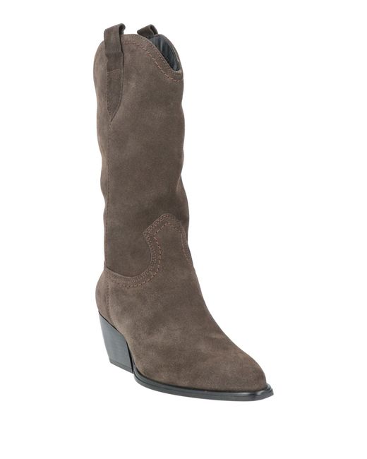 Francesco Brunelli Brown Boot Leather