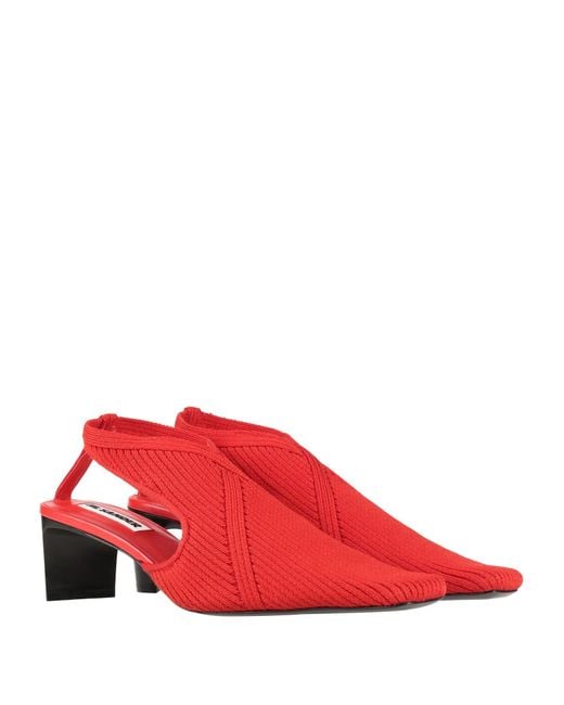 Jil Sander Red Pumps
