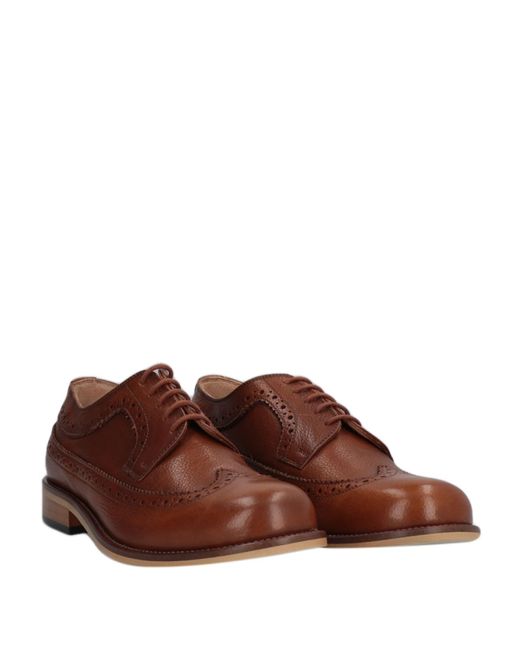 Pollini Brown Lace-up Shoes