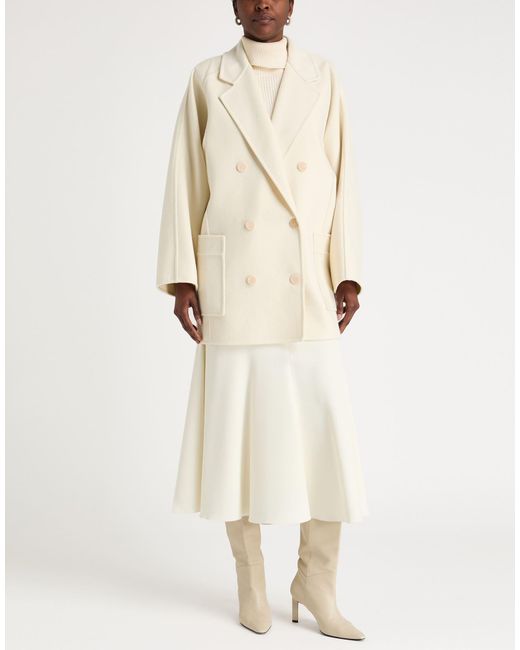Max Mara Natural Coat Virgin Wool, Cashmere