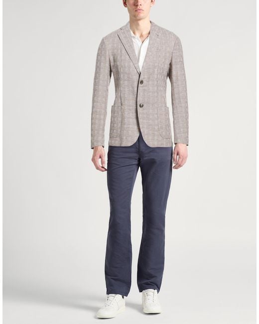 Emporio Armani Gray Blazer for men