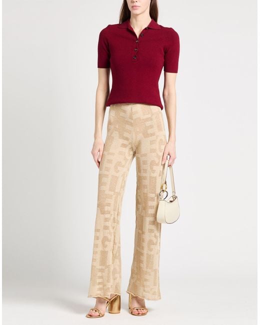 Gaelle Paris Natural Pants Cotton, Acrylic, Viscose, Metallic Polyester, Polyester