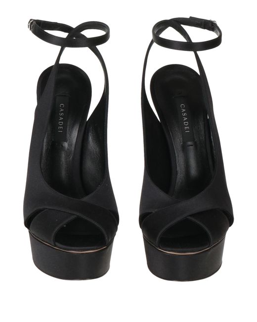 Casadei Black Sandals