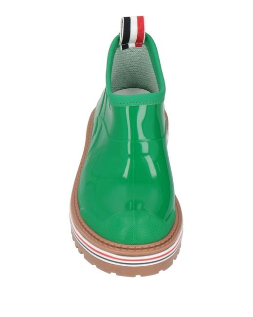 Thom Browne Green Ankle Boots