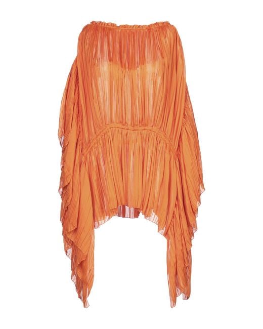 Alberta Ferretti Orange Top