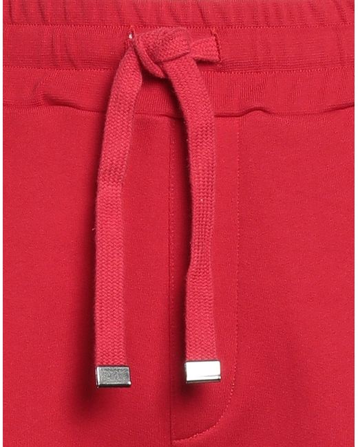 Dondup Red Pants Cotton for men