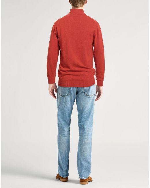 Daniele Fiesoli Rollkragenpullover in Red für Herren
