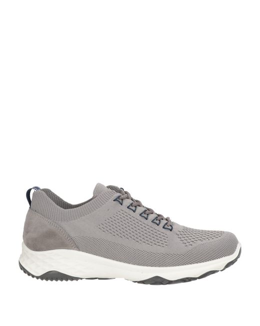 Igi&co Gray Sneakers Leather, Textile Fibers for men