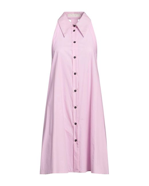 Tela Pink Midi Dress