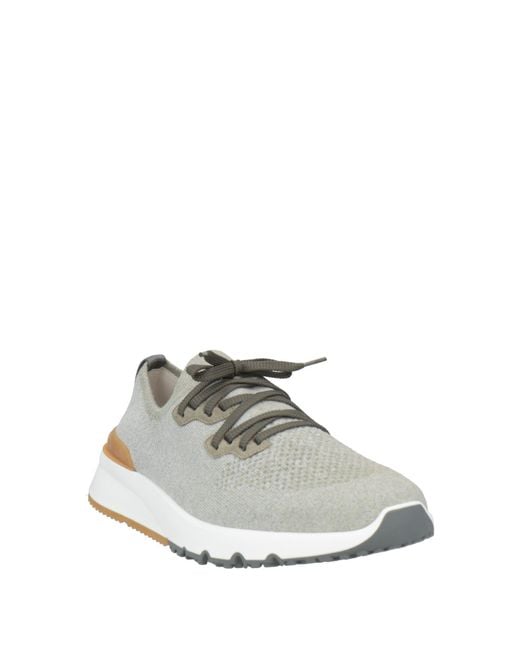 Brunello Cucinelli White Trainers for men