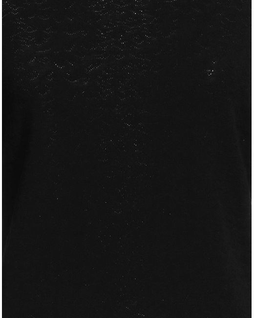 Ermanno Scervino Black Sweater Viscose, Polyester