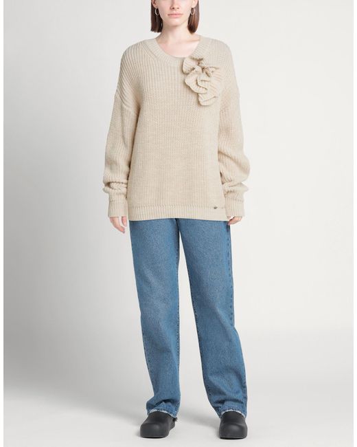 Please Natural Sweater Polyacrylic, Polyester