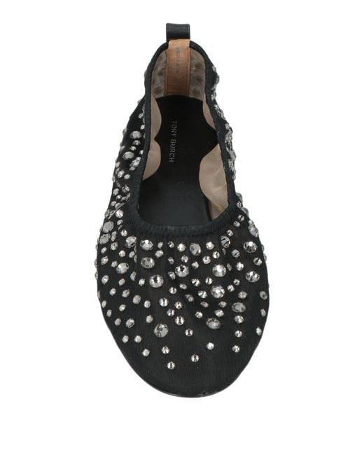 Tory Burch Black Ballet Flats