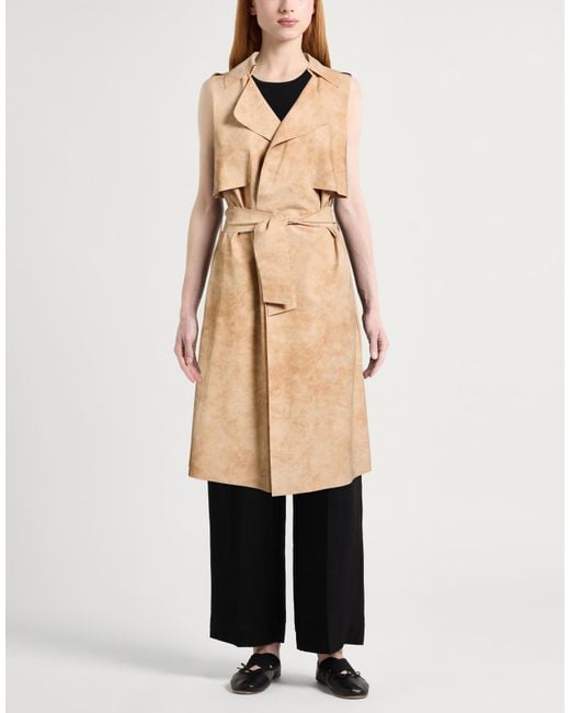 La Petite Robe Di Chiara Boni Natural Overcoats & Trench Coats