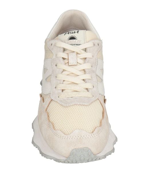Ash Natural Sundaze Sneakers Calfskin, Textile Fibers