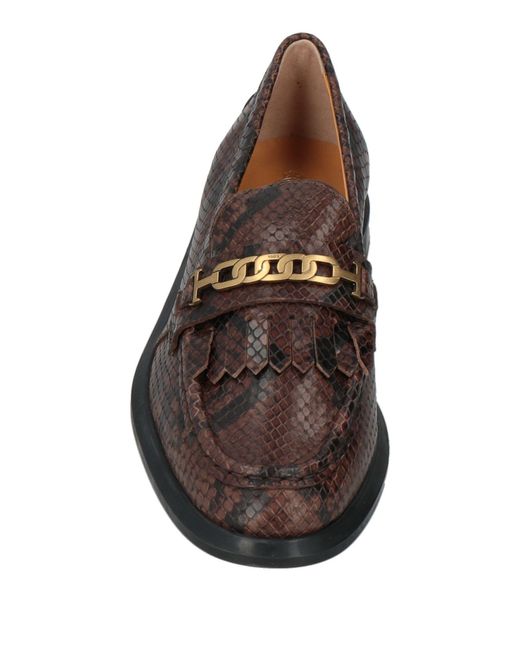 Tod's Brown Loafers Leather
