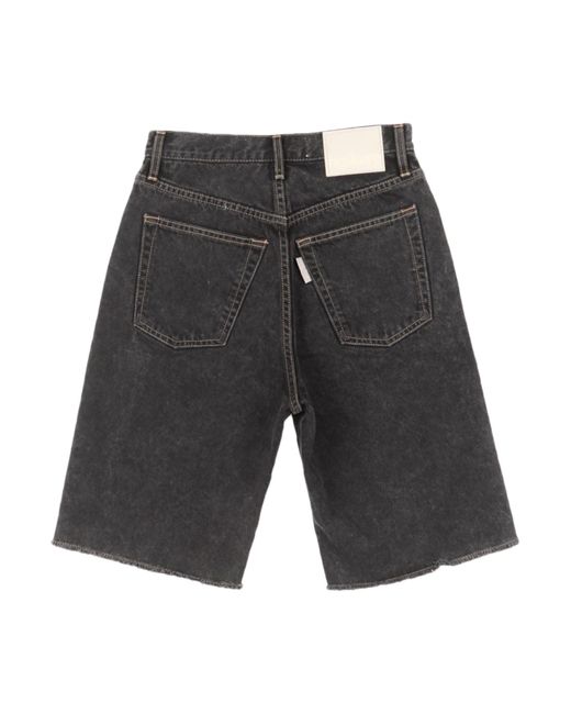 Haikure Gray Denim Shorts for men