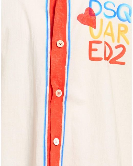 DSquared² Red Shirt for men