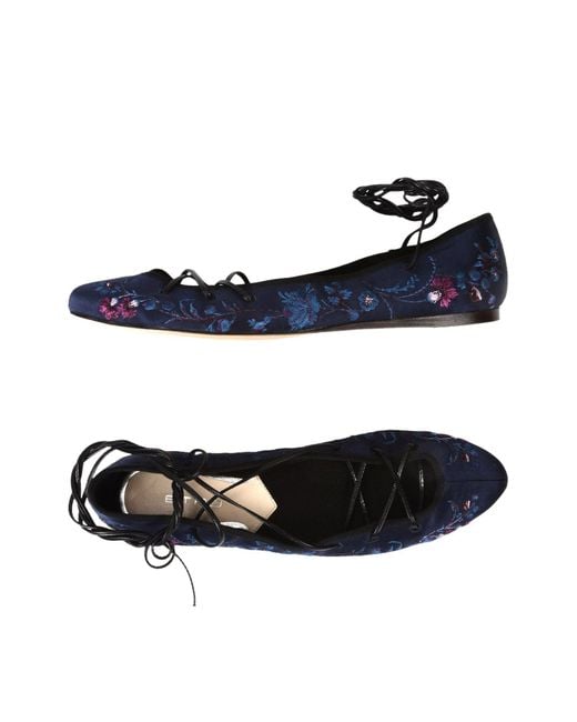 Etro Blue Ballet Flats