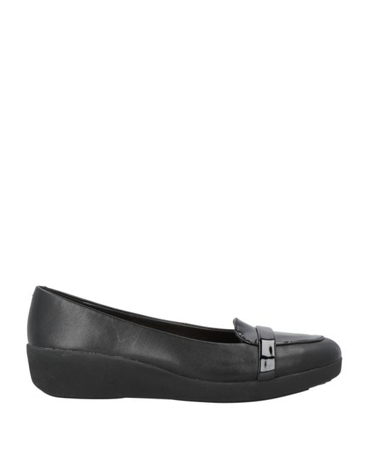 Fitflop Black Loafers Leather